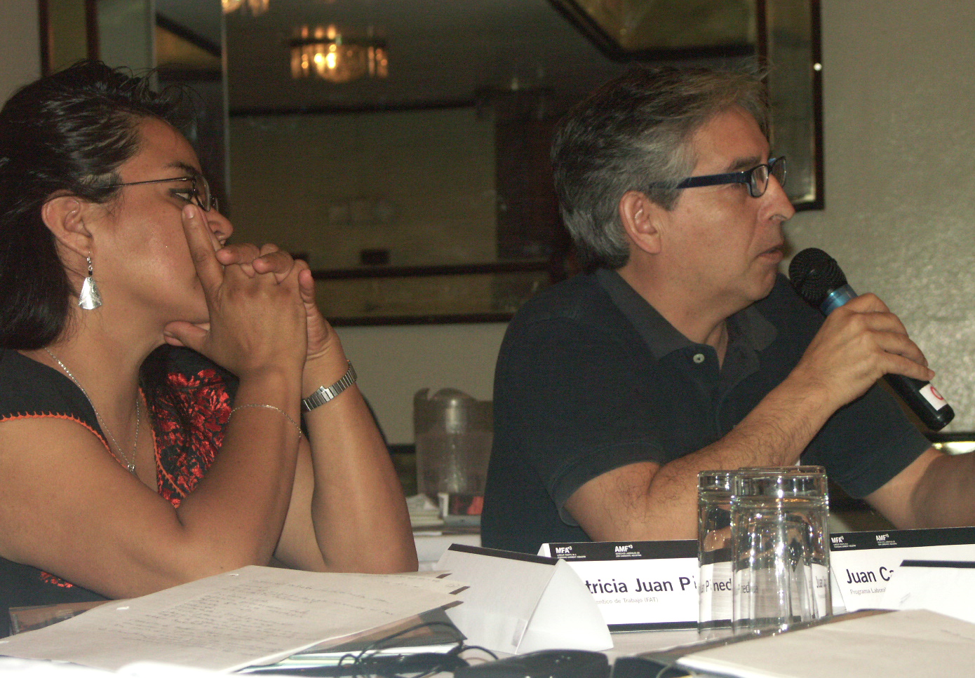 Juan Carlos Vargas and Patricia Juan Pineda