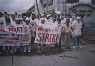 Chong Won workers march