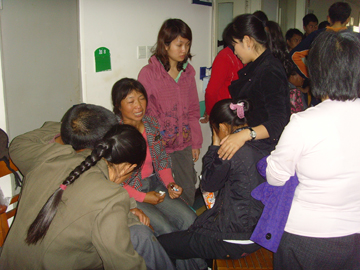 Family members react